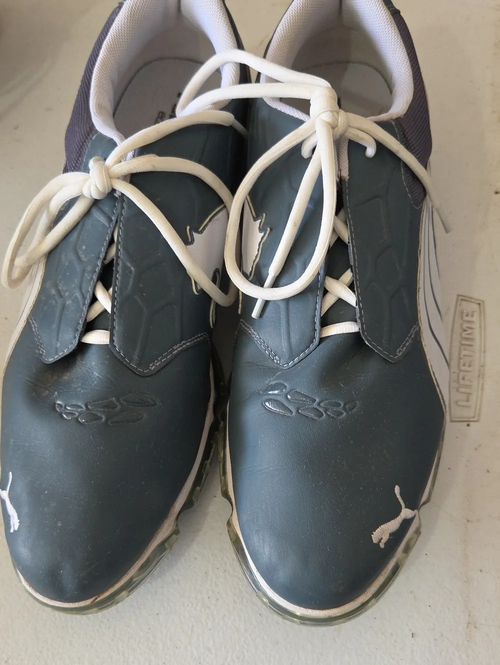 Puma Men’s Athletic Shoes in Teal and White